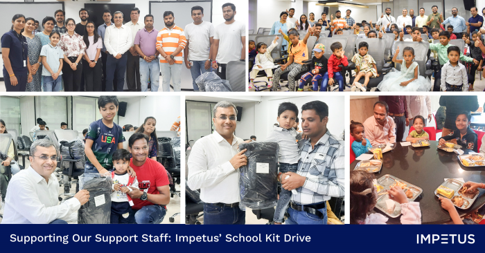 Impetus Technologies Supports Education: Donates School Kits to Support Staff’s Children
